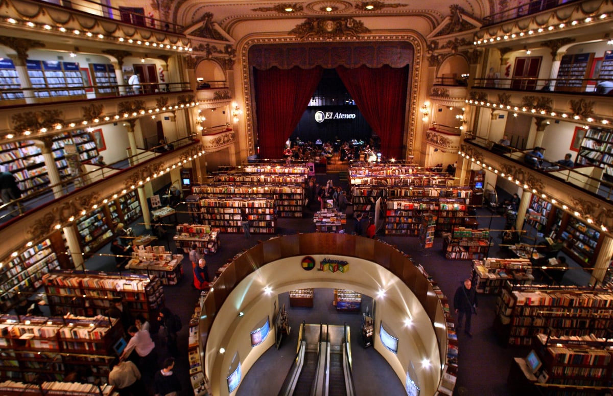 This 100-year-old theatre in Buenos Aires has been transformed into the world’s most epic bookshop | London Evening Standard
