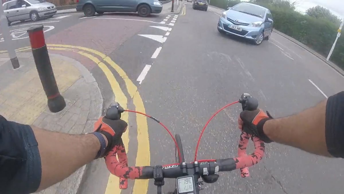 London cyclist mowed down in shocking Go-Pro video of hit and run | London Evening Standard