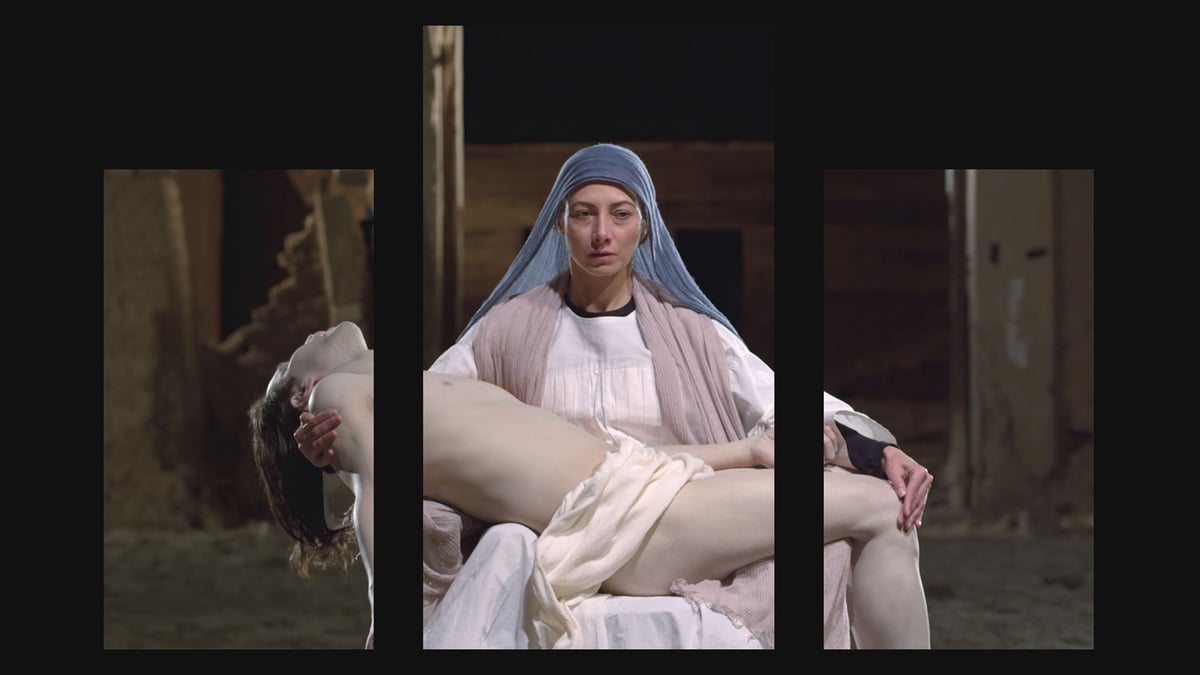 Mary carries the body of Jesus in new St Paul's video installation by Bill Viola | London Evening Standard