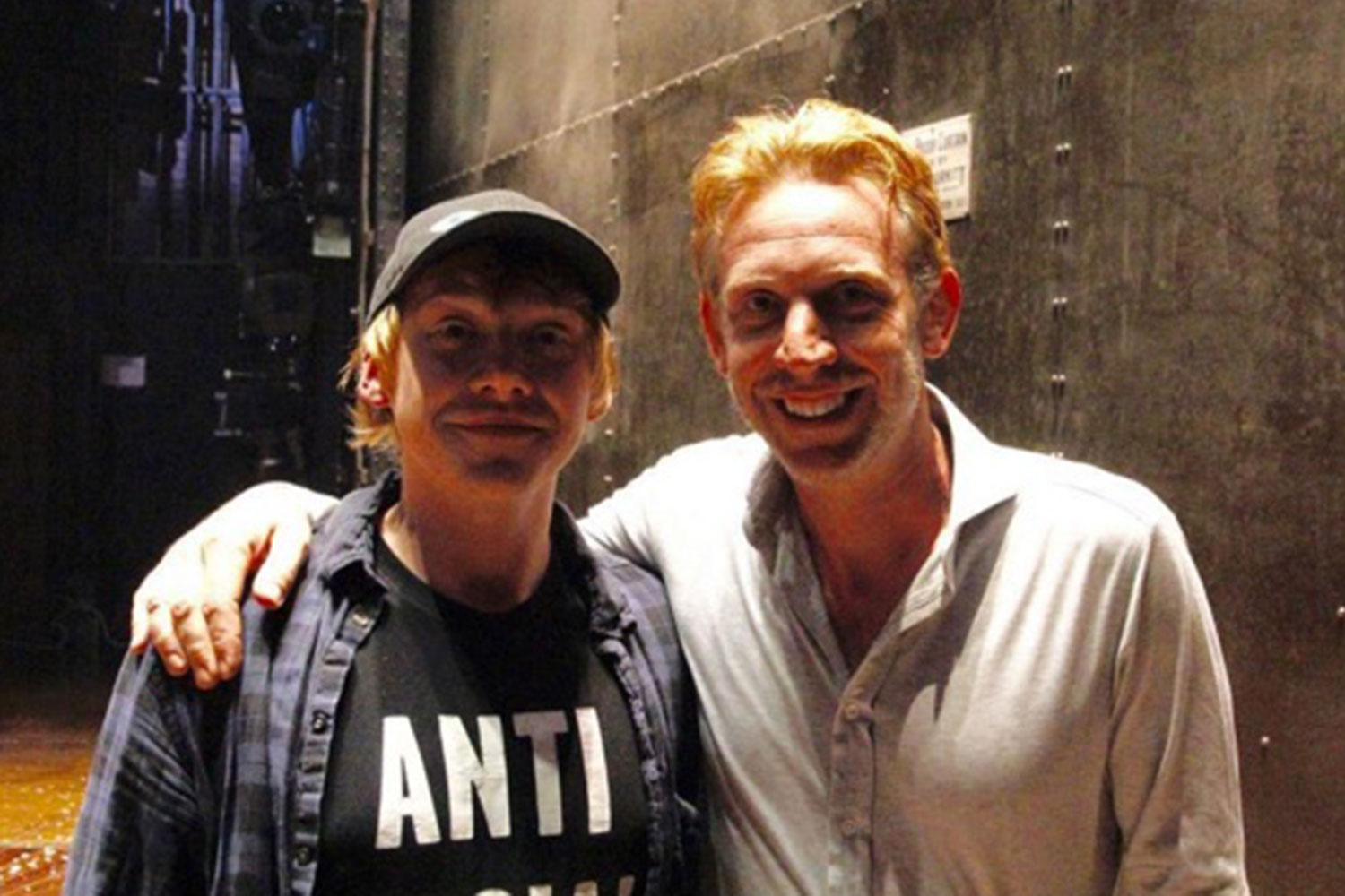 Rupert Grint finally meets fellow Ron Weasley actor Paul Thornley