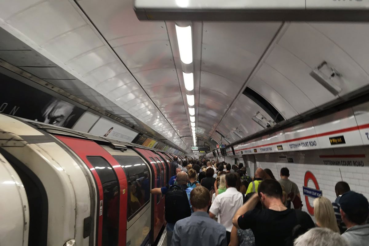 Tottenham Court Road station closed and Central Line part-suspended after person falls onto track | London Evening Standard