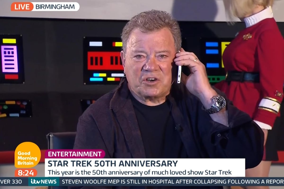 Star Trek’s William Shatner shoots down fan questions in ‘brutal’ Good Morning Britain interview | London Evening Standard