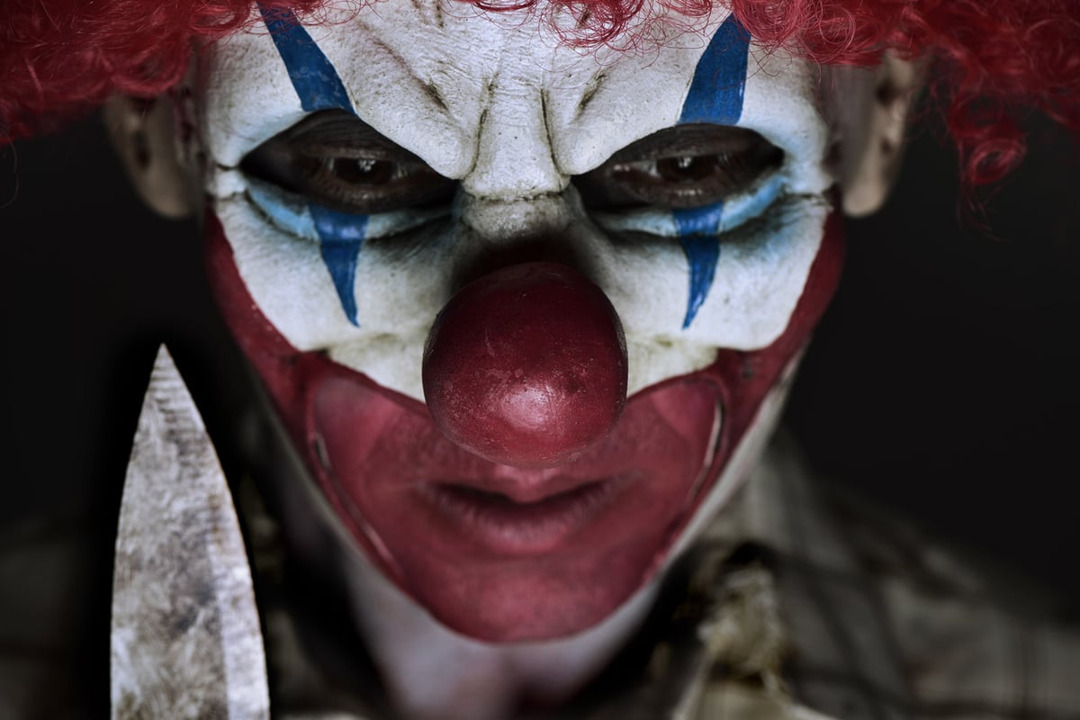 'Killer clowns': Simon Chinery left in pool of blood after being attacked by knifeman in a clown mask | London Evening Standard