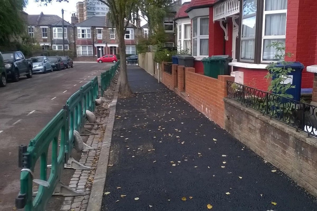 North London residents fuming after council 'tears up pretty pavement and replaces with tarmac' | London Evening Standard