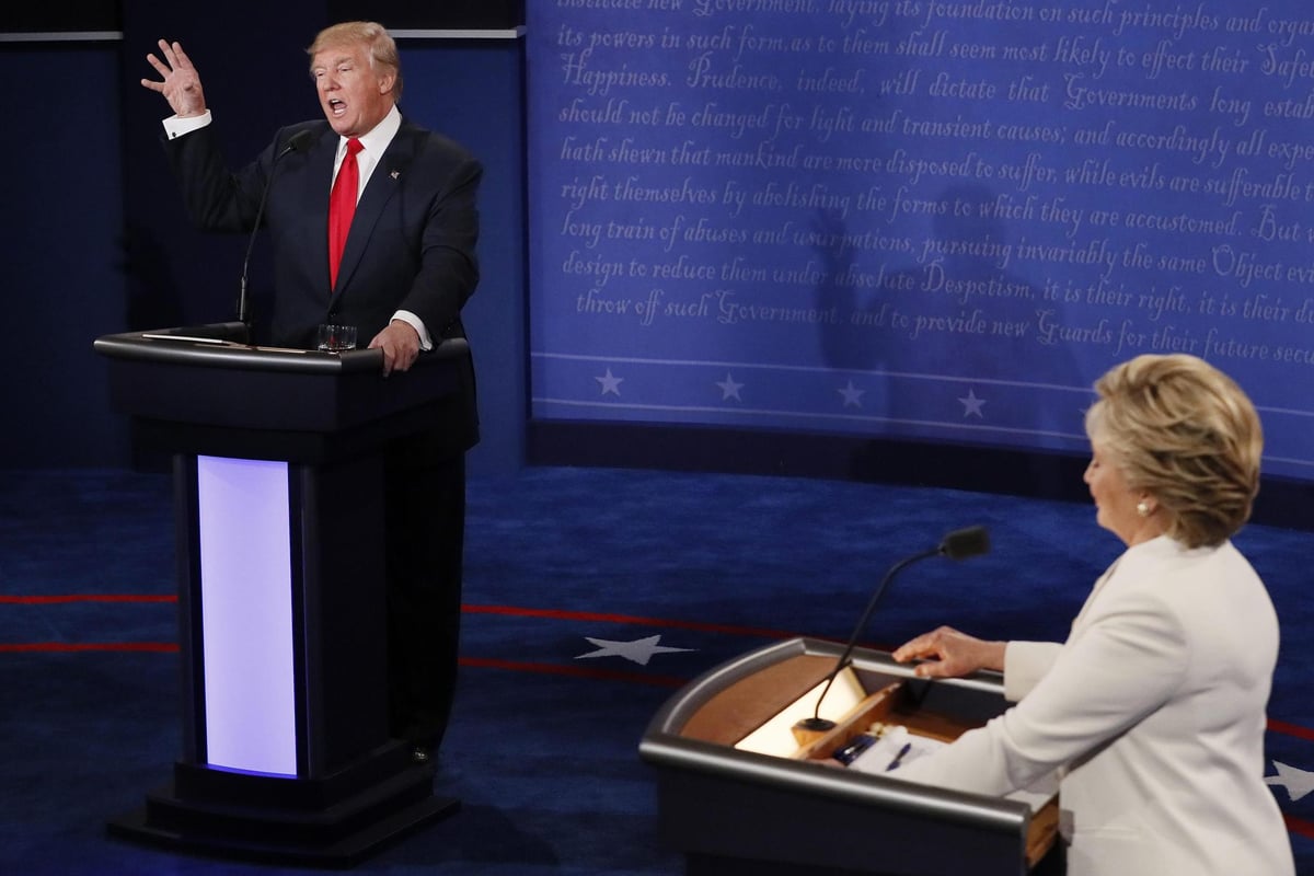 US Presidential debate: Donald Trump denies groping claims and says Hillary Clinton camp made them up | London Evening Standard