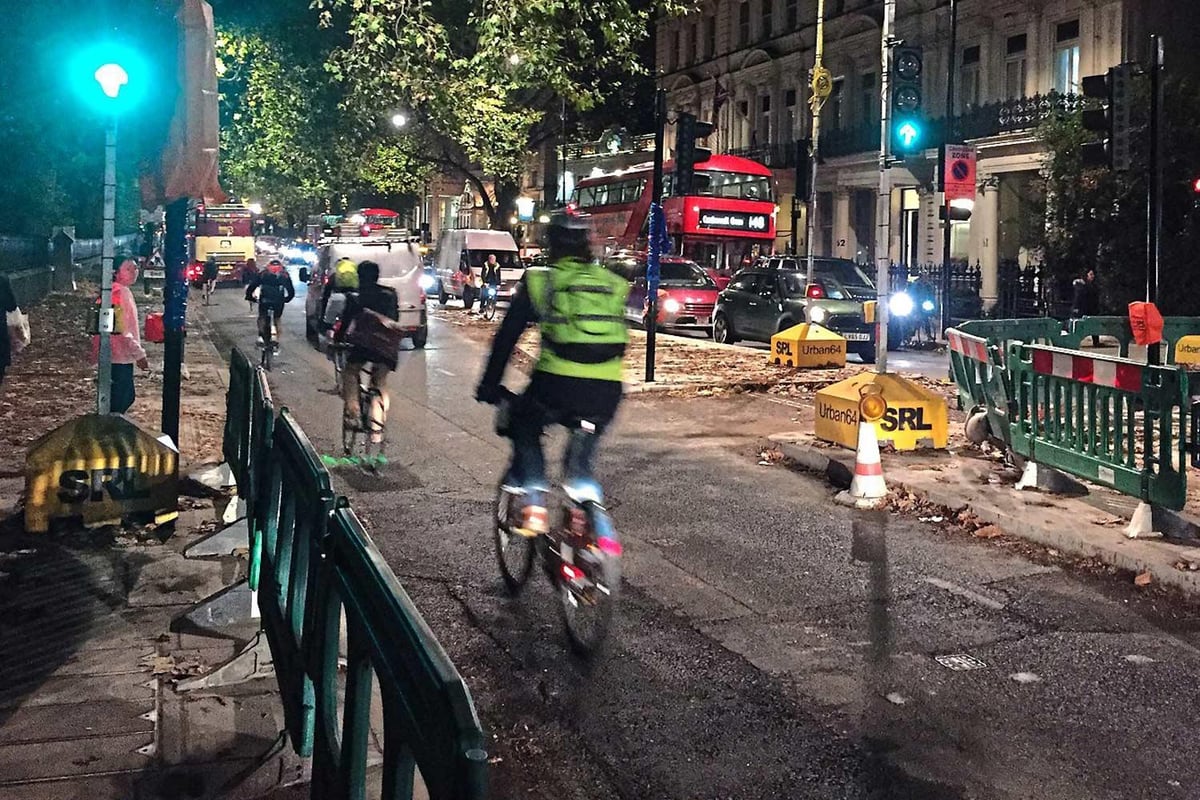 Residents say 'chaos' of Lancaster Gate cycle superhighway building work is making their lives a misery | London Evening Standard