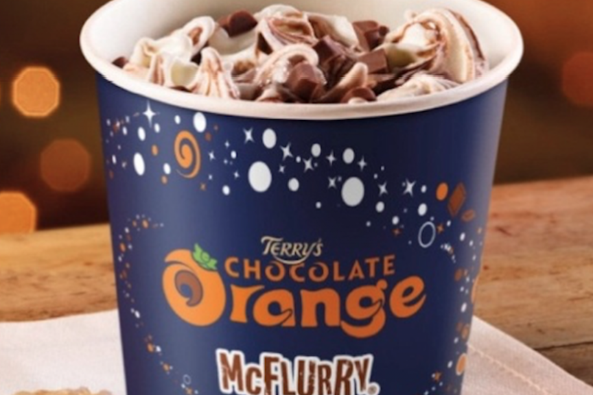 McDonald’s has released a Chocolate Orange McFlurry for Christmas | London Evening Standard