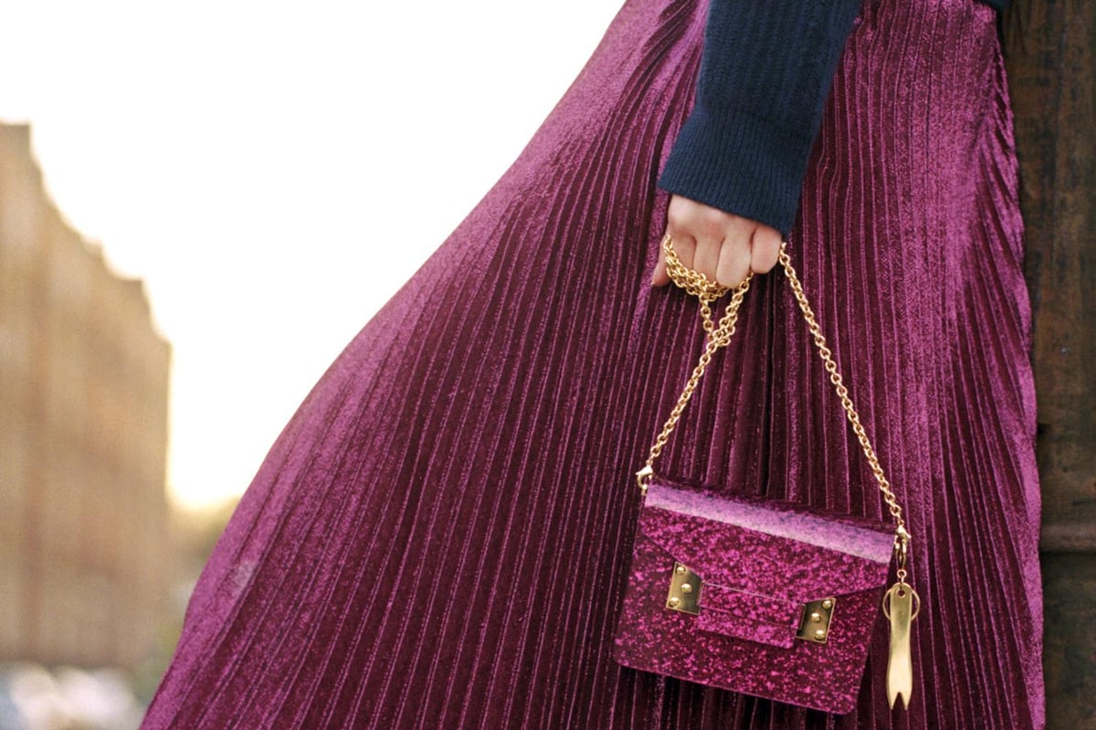 Party bags: British accessories designer Sophie Hulme on her fun but functional evening bag collection | London Evening Standard