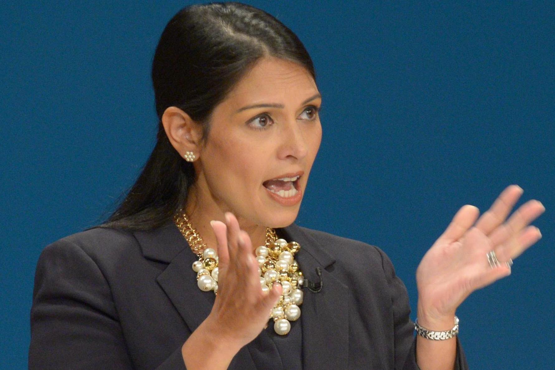 Priti Patel says shouting and swearing allegations ‘not accurate’