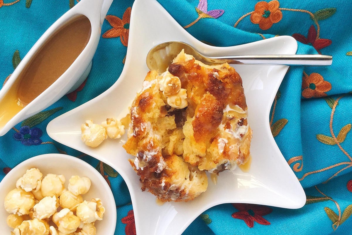 How to make salted caramel panettone bread and butter pudding | London Evening Standard