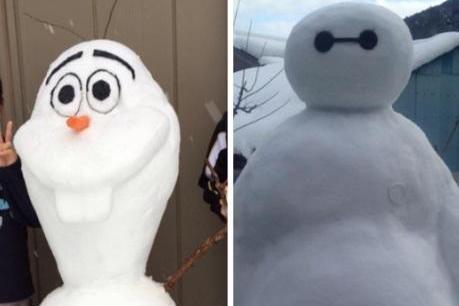 Incredible snow sculptures of anime characters and Pokémon pop up in Japan after heavy snowfall | London Evening Standard
