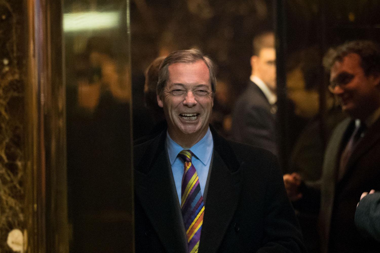 Londoner's Diary: Nigel Farage's Bad Boys haunt Trump Inauguration