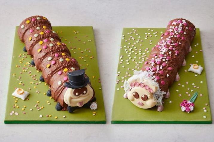 M&S’s Colin the Caterpillar becomes a wedding cake as he gets hitched to his girlfriend Connie | London Evening Standard