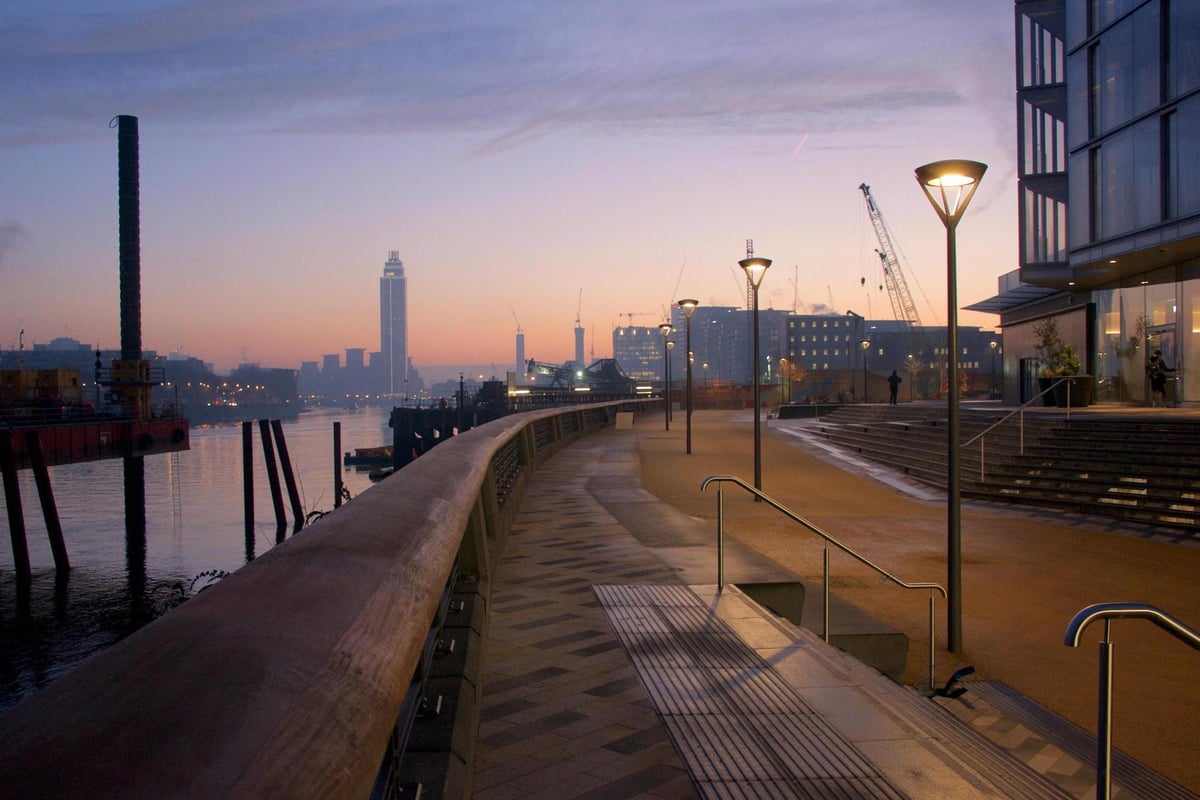 Stretch of riverside next to Battersea Power Station opens to public for first time since 1930s | London Evening Standard