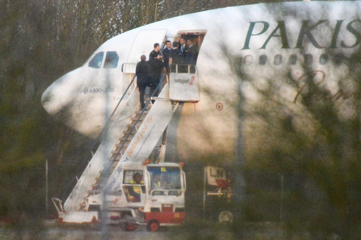 Man charged after Pakistan flight escorted to Stansted Airport by Typhoon jets | London Evening Standard