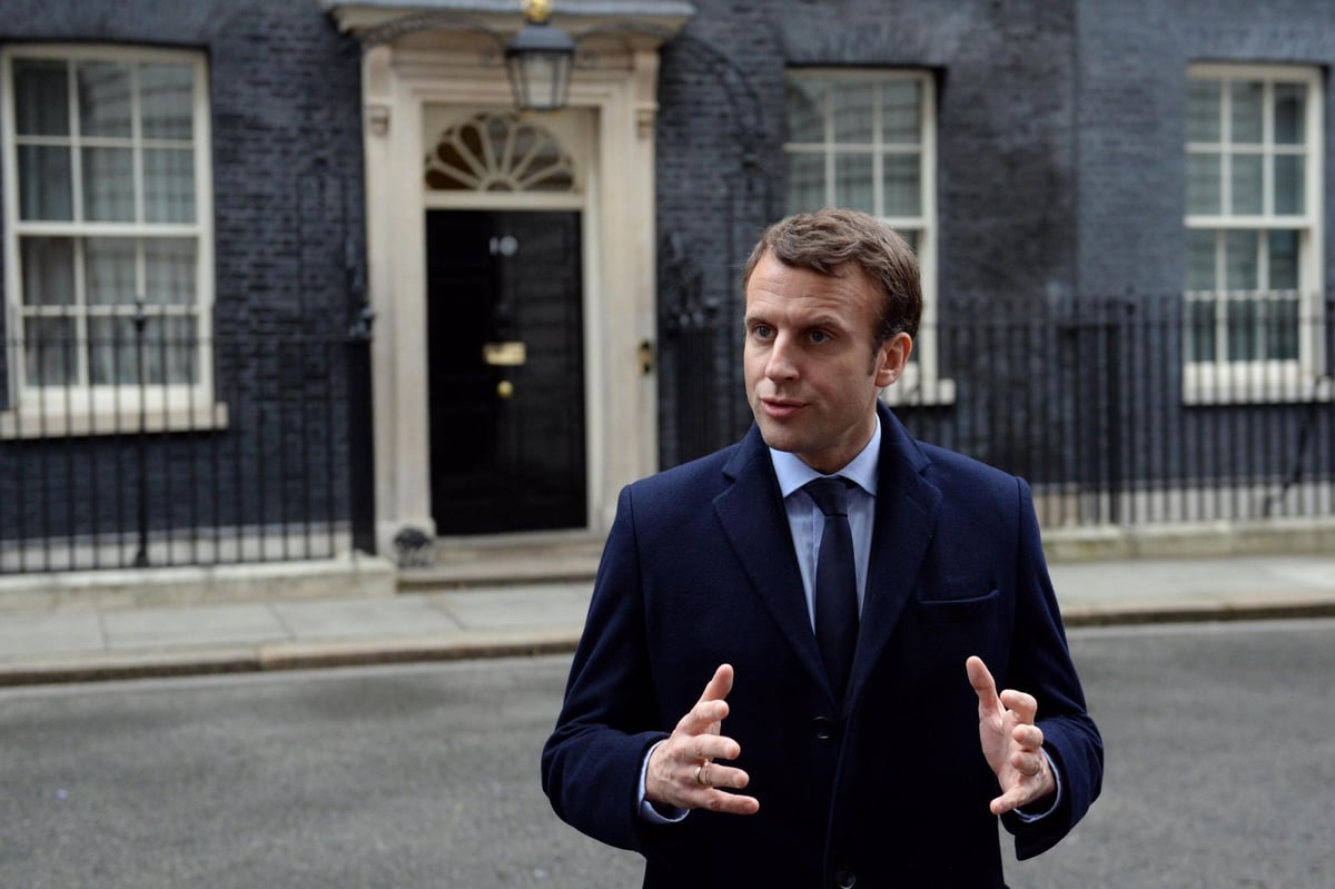 Emmanuel Macron stands firm on Brexit during pre-rally meeting with Theresa May | London Evening Standard