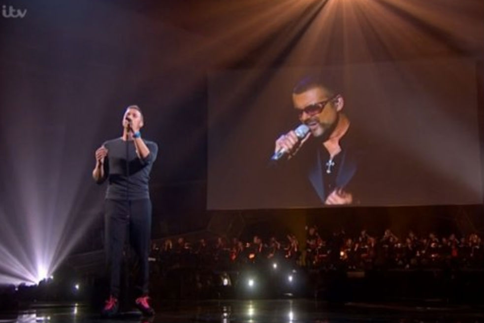 Brit Awards 2017: Chris Martin makes surprise George Michael tribute duet with late singer | London Evening Standard