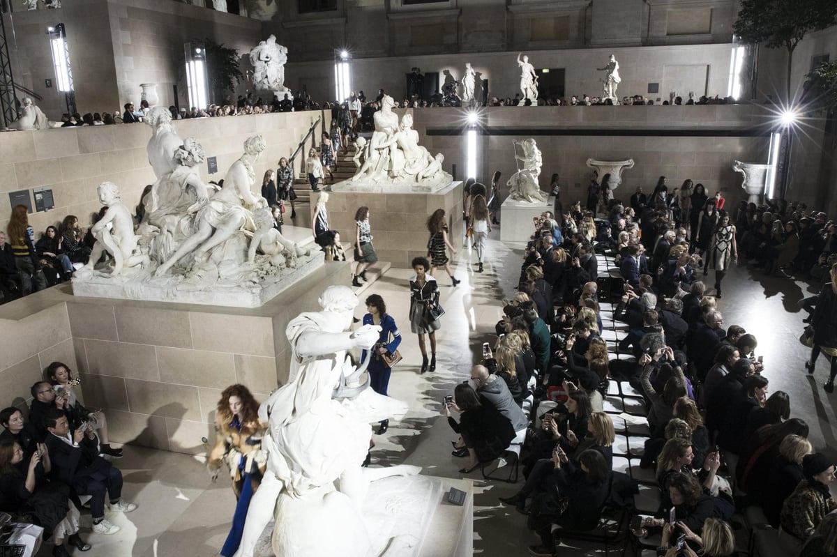 Louis Vuitton combines cultural and historical reference points for accomplished showcase staged at the centre of The Louvre | London Evening Standard