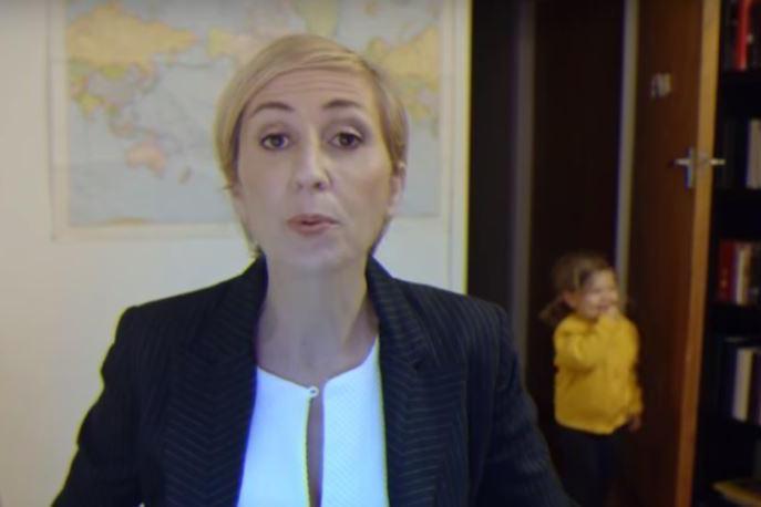 'BBC dad' parody imagines how a mother would’ve reacted | London Evening Standard