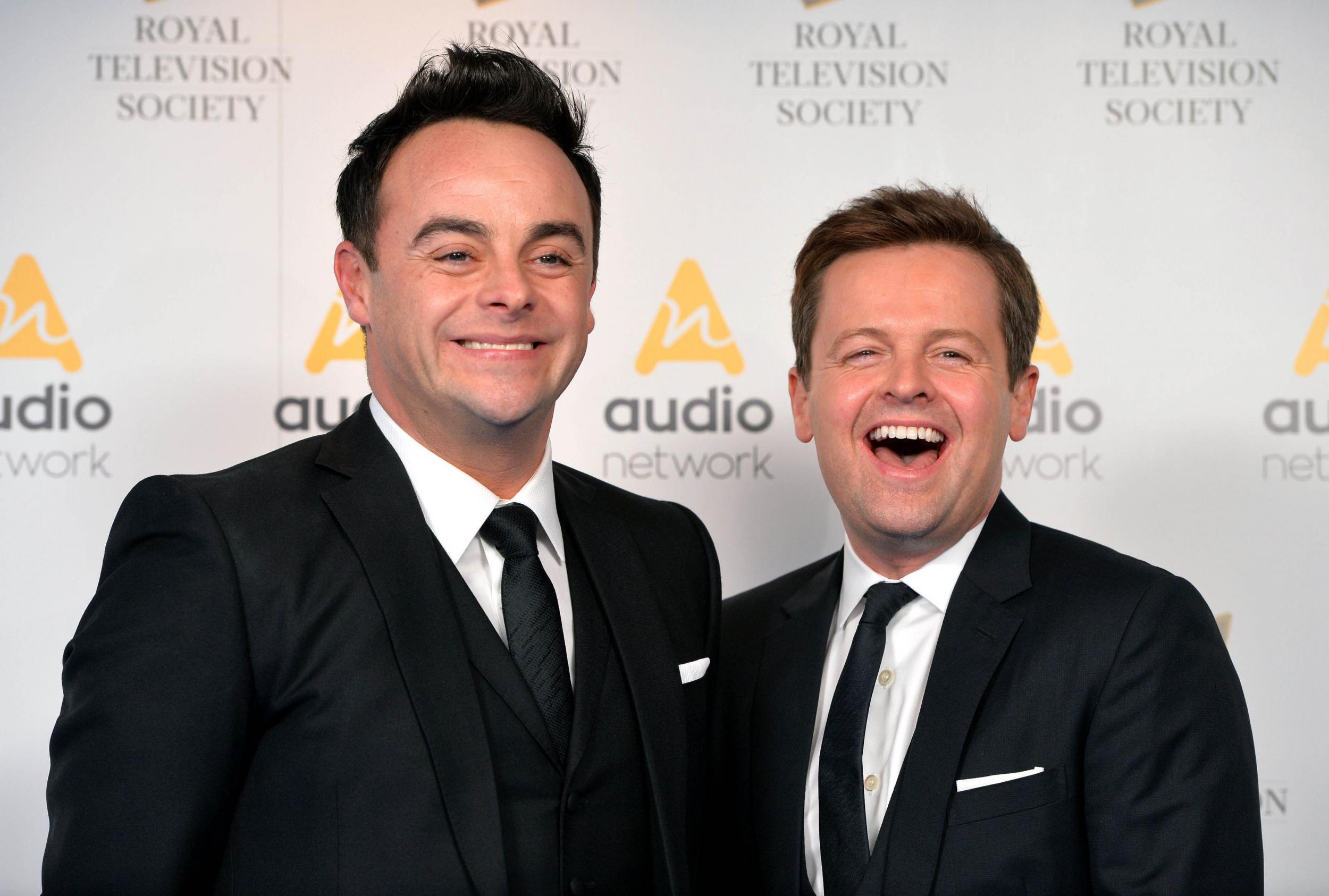 Ant and Dec win Best Entertainment prize at RTS Awards