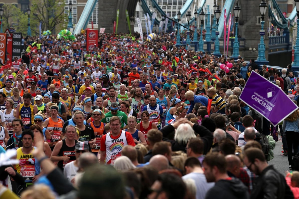 London Marathon weather: Runners and spectators face warm 16C temperatures and risk of showers | London Evening Standard