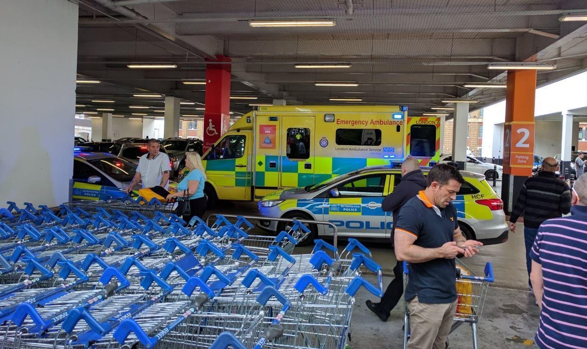 Knifeman fighting for life after 'injuring himself' during brawl in front of horrified shoppers at Kensington Tesco | London Evening Standard