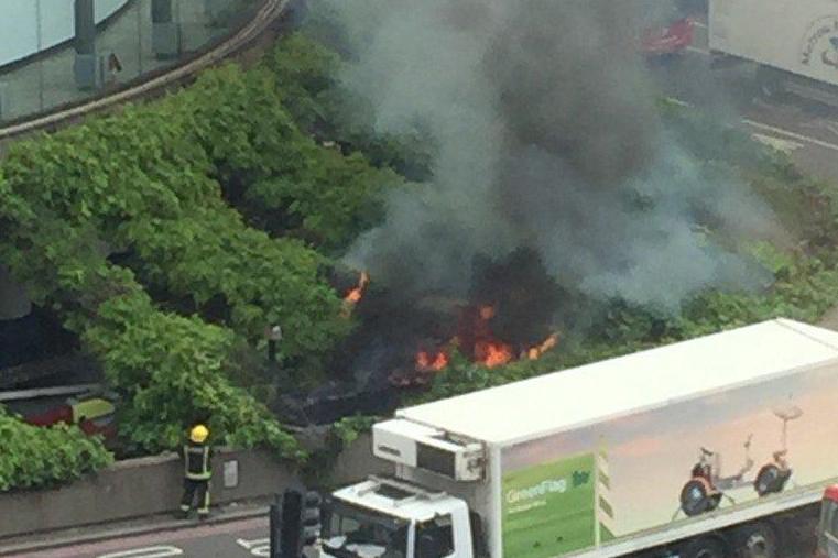 Waterloo fire: Firefighters tackle blaze metres from Imax cinema | London Evening Standard