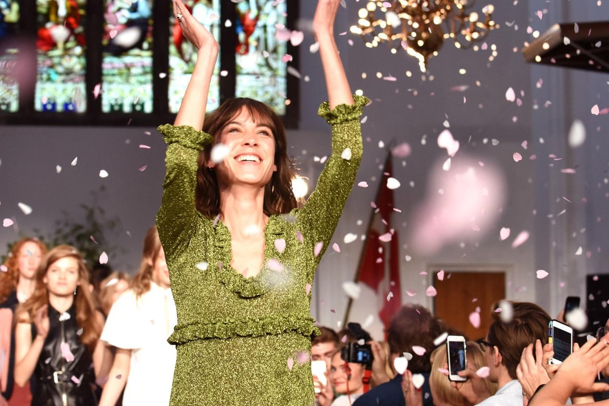Alexa Chung launches debut collection with a wedding-themed runway in London church | London Evening Standard