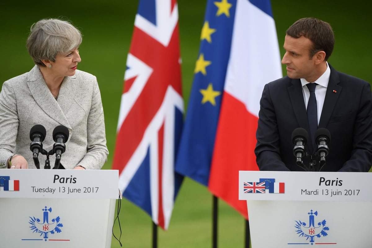 Brexit talks to start as planned, Theresa May says after meeting with Emmanuel Macron | London Evening Standard