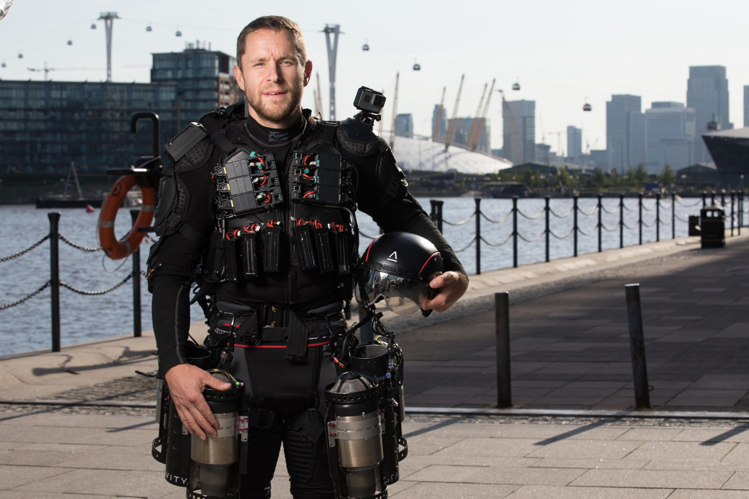 Oil trader builds jet suit that can fly at 'hundreds of miles an hour'