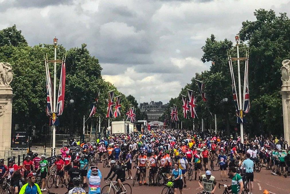 London's biggest cycling event ends after thousands take to streets