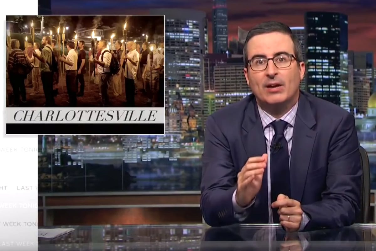 John Oliver accuses Donald Trump of 'feeding Nazis like cats' after Charlottesville violence | London Evening Standard