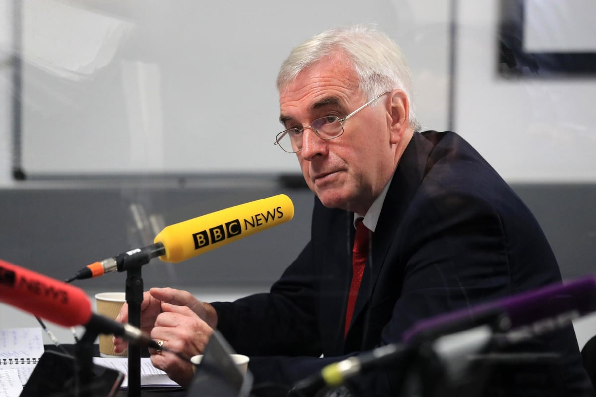 Shadow Chancellor John McDonnell refuses to answer questions on how Labour would handle national debt because 'that's why we have iPads' | London Evening Standard