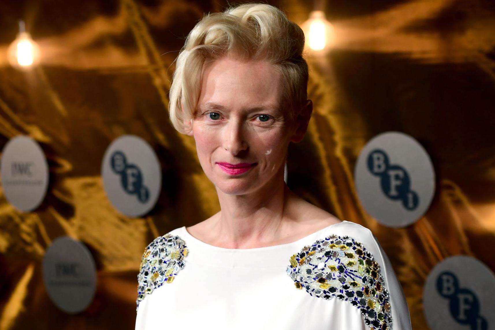 Tilda Swinton says she wants to 'inspire' a new generation at BFI gala
