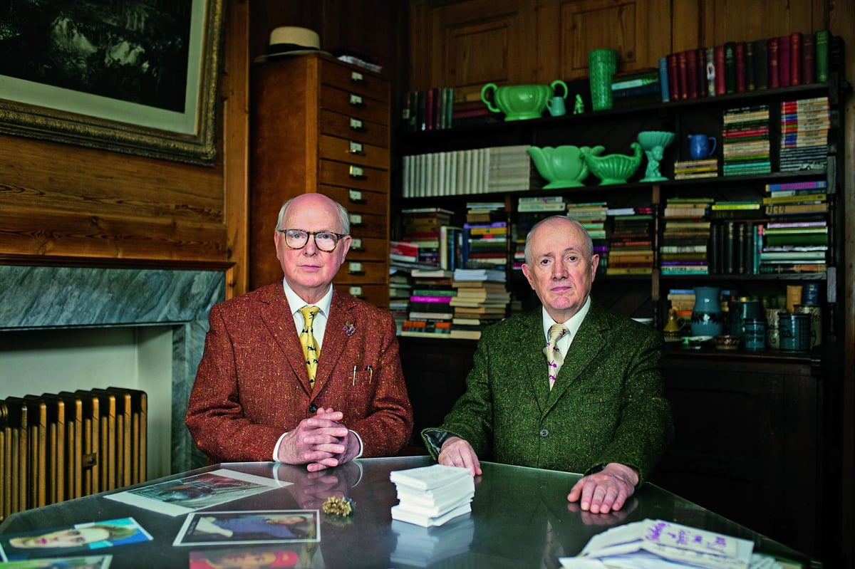 Superstar artists Gilbert & George celebrate 50 years of working together | London Evening Standard