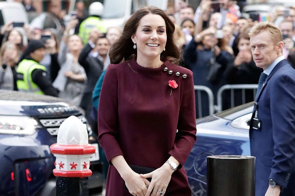 Kate Middleton makes case for shorter winter dress as she steps out in £480 burgundy tunic | London Evening Standard