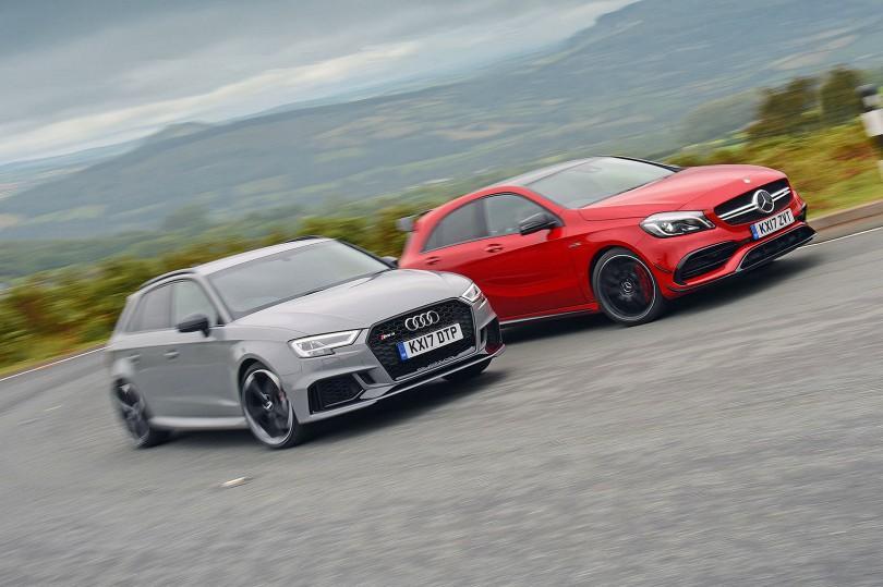 Comparison: Audi RS3 Sportback vs Mercedes-AMG A45 | London Evening Standard