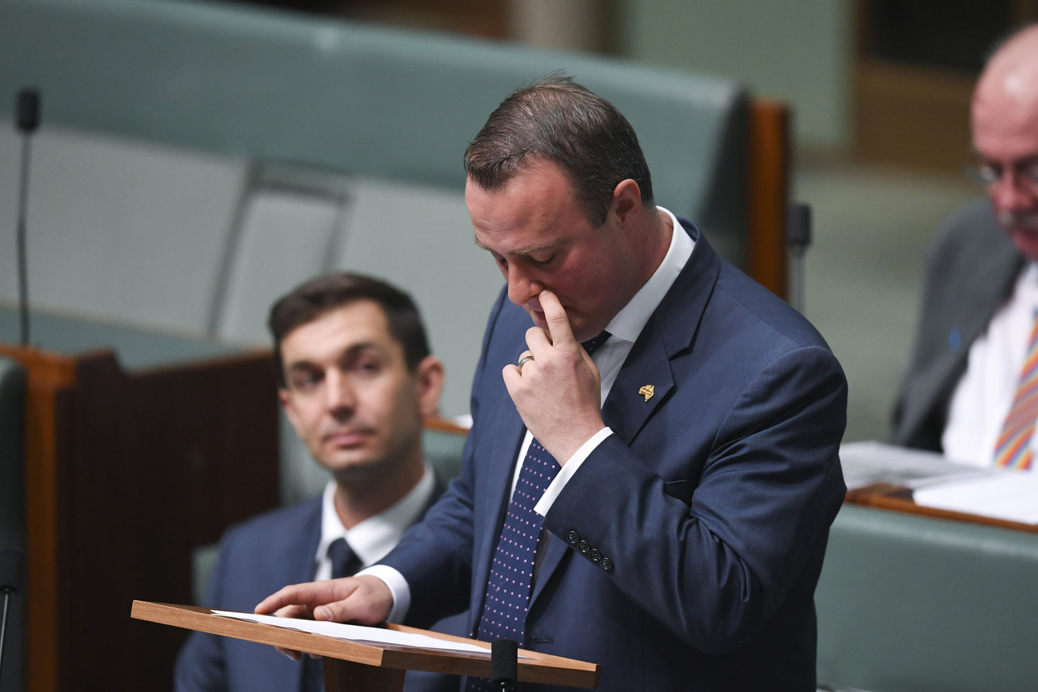 Politician proposes to partner during debate on same-sex marriage