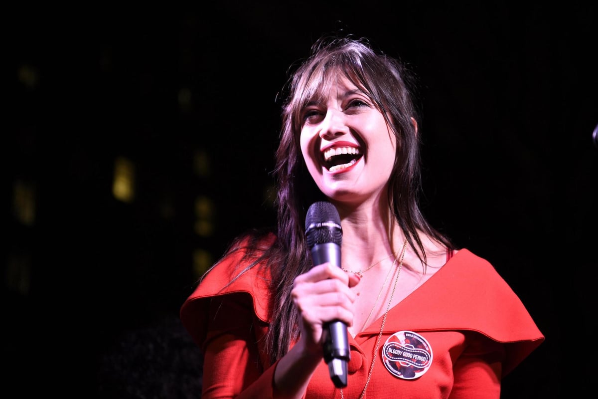 Watch hundreds of protesters including Daisy Lowe and Adwoa Aboah fight to end period poverty outside Westminster | London Evening Standard