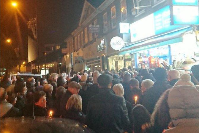 Candlelit vigil held for shopkeeper Vijay Patel, 49, killed in north London | London Evening Standard