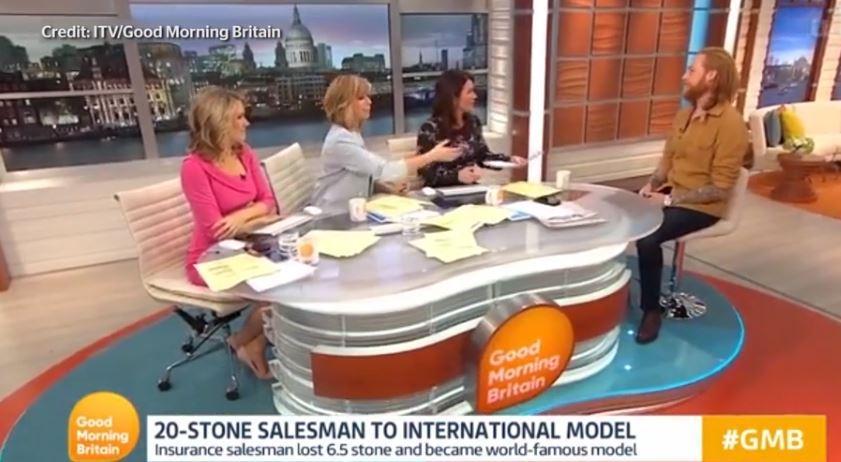 Good Morning Britain’s Kate Garraway left hanging in awkward moment with male model | London Evening Standard