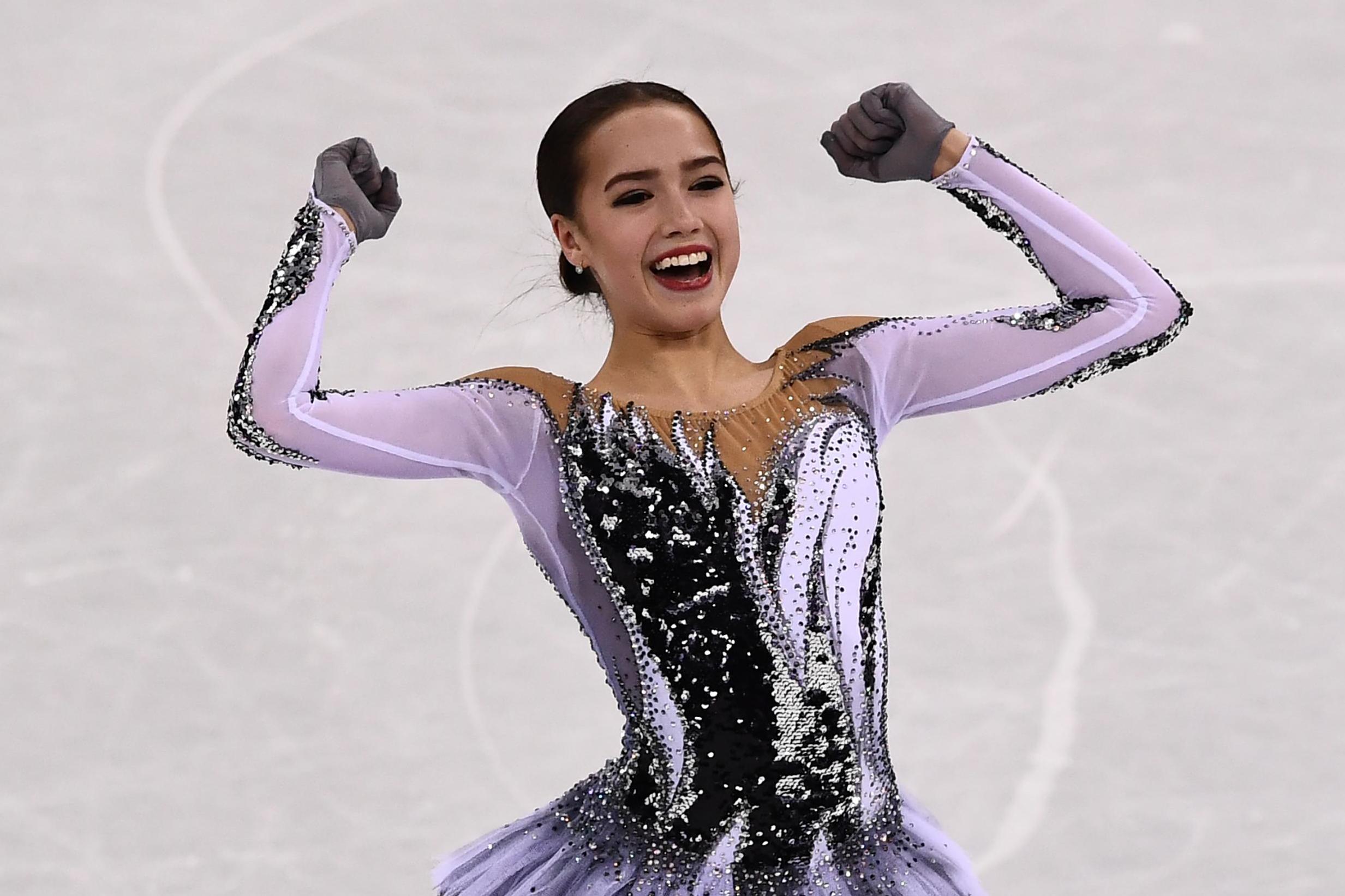 15-year-old Alina Zagitova sets world record score at Winter Olympics