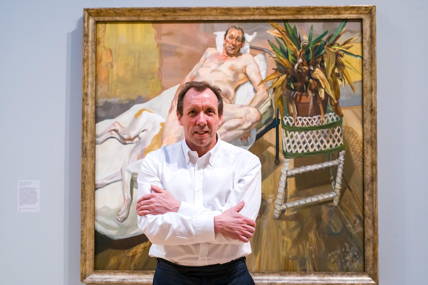 Freud's nude model gets 'too shy' to hang around portrait at Tate
