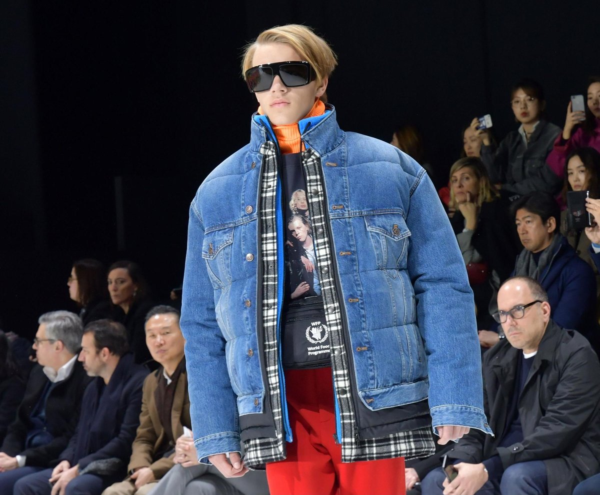The puffer daddy: Demna Gvasalia proves he's king of outerwear at the Balenciaga AW18 show in Paris | London Evening Standard