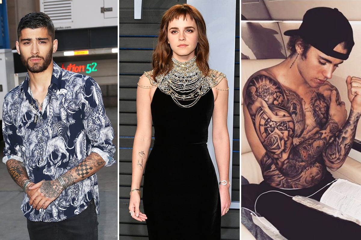 From Emma Watson to Zayn Malik: Here are 7 celebrities' most talked about tattoos | London Evening Standard
