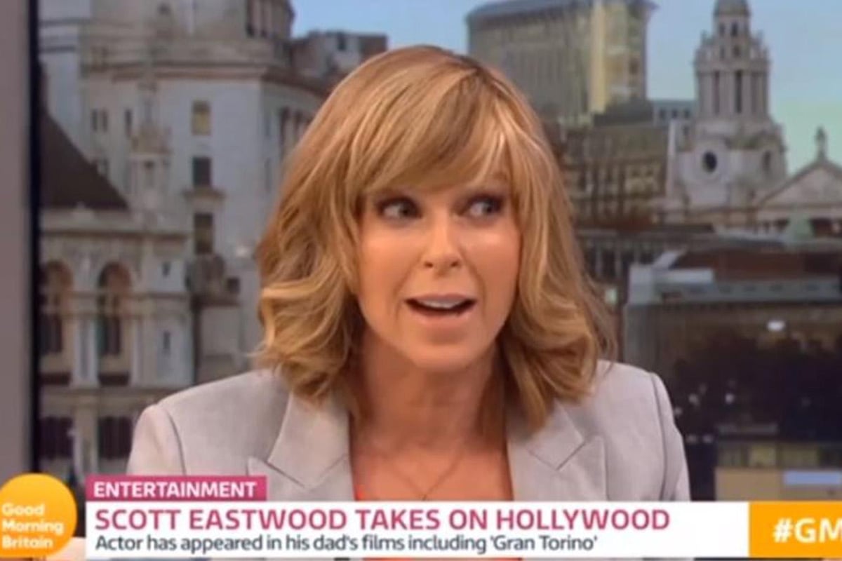 Kate Garraway left red-faced over Scott Eastwood on Good Morning Britain | London Evening Standard
