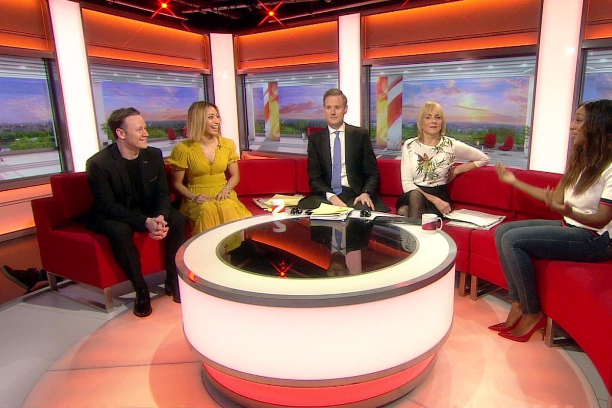 BBC Breakfast producer is caught hiding behind the sofa after viewers spot her trainers sticking out | London Evening Standard