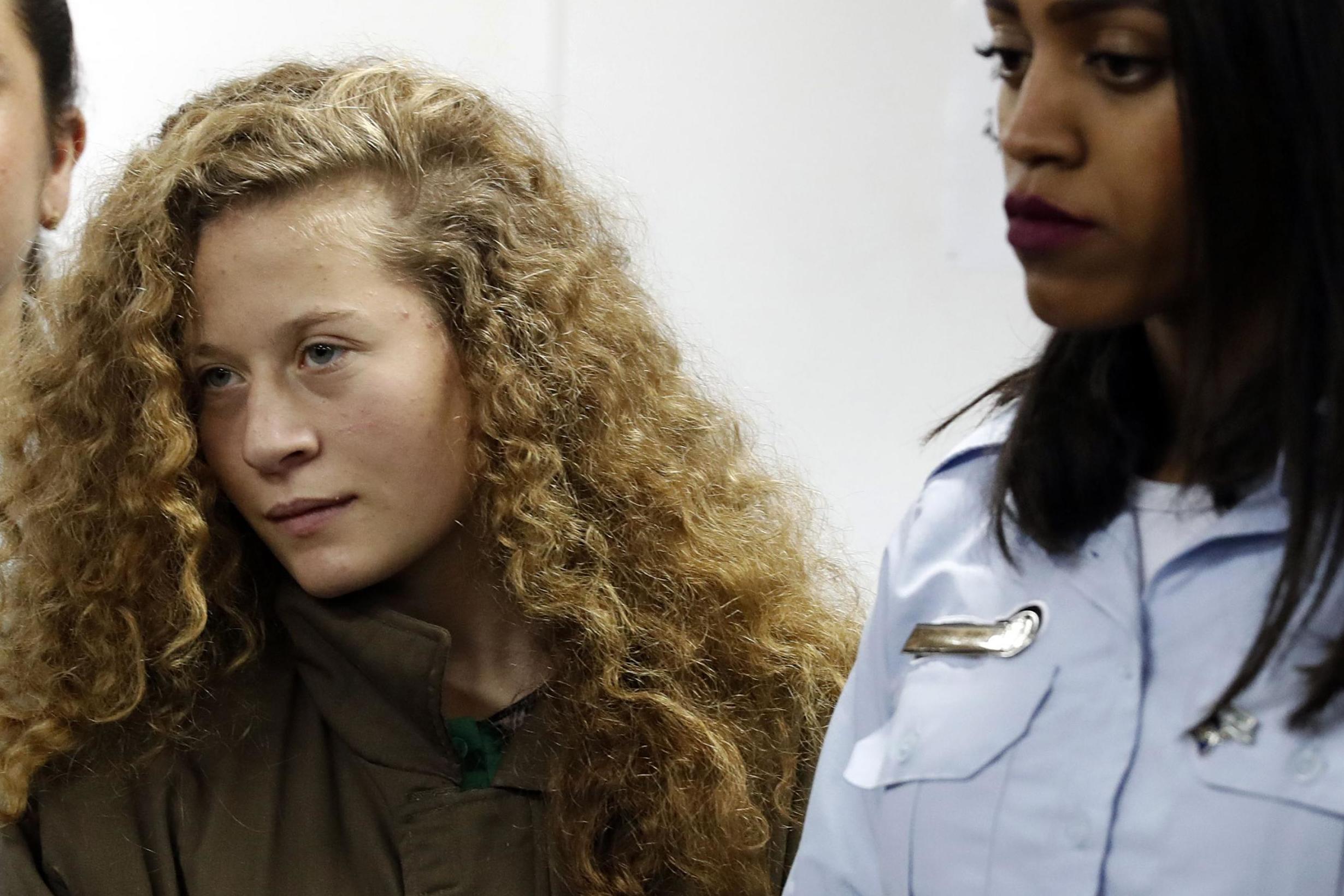 Palestinian activist Ahed Tamimi among prisoners released by Israel