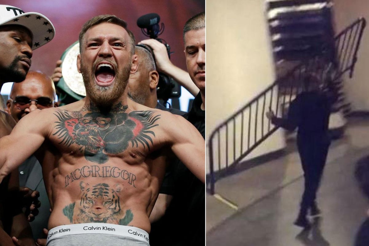 Conor McGregor video: UFC star charged after handing himself into police over tour bus 'attack' | London Evening Standard