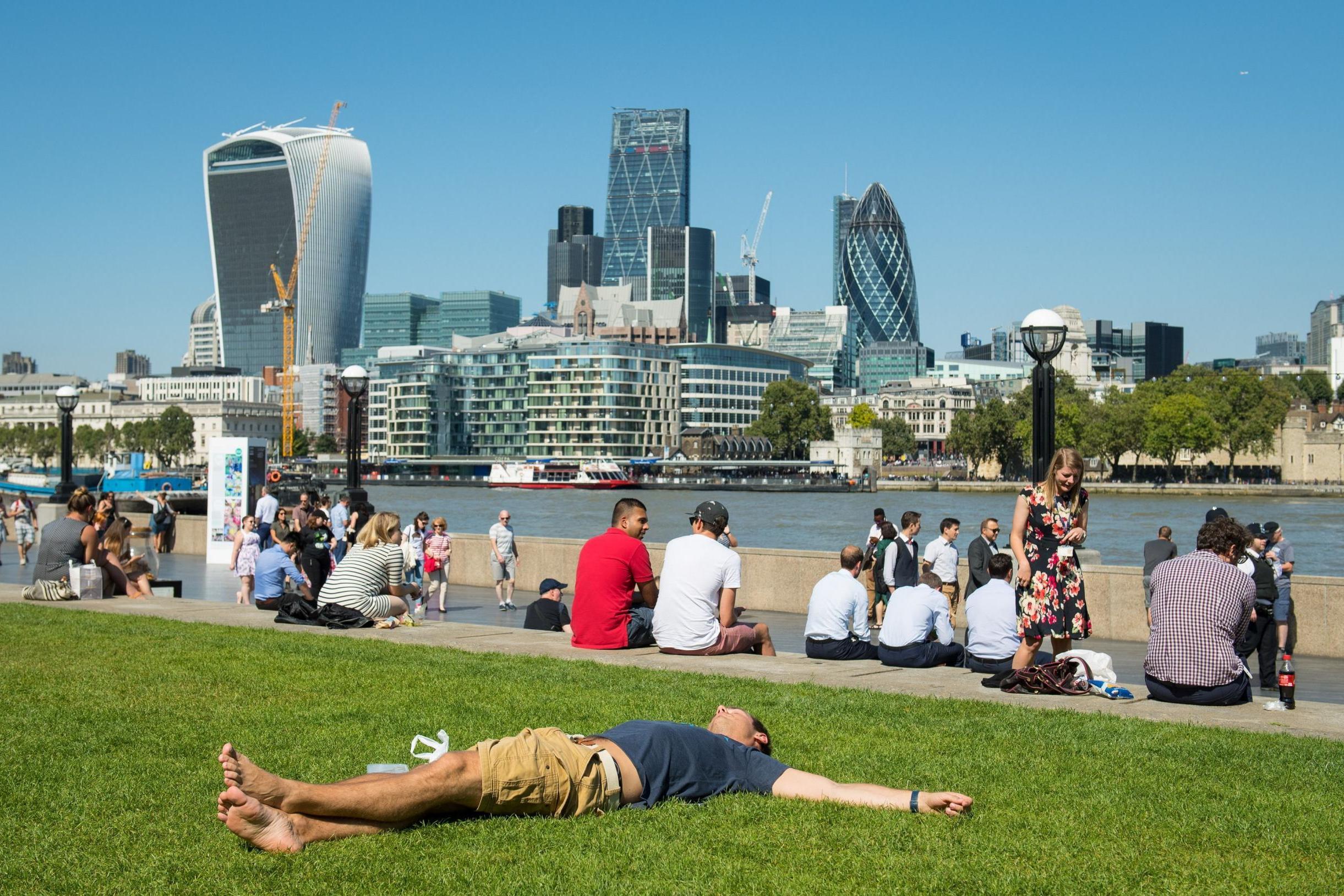 Londoners urged not to swim in 'dangerous' Thames as temperatures soar